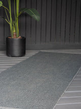 Alfombra de Pasillo Gris Oscuro Alfombra Rauz